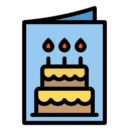 Free Birthday Card  Icon