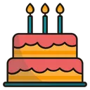 Free Birthday Celebration Cake Icon