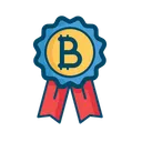 Free Bitcoin Badge Meilleur Icône