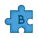 Free Bitcoin Block Puzzle Icon