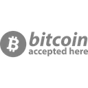 Free Bitcoin Accepted Here Icon