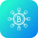 Free Bitcoin Secure Transaction Icon