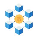 Free Bitcoin Cryptocurrency Blockchain Icon