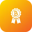 Free Bitcoin-Abzeichen  Symbol