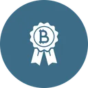 Free Bitcoin badge  Icon