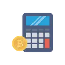 Free Calculation Bitcoin Accounting Icon
