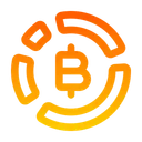 Free Bitcoin Chart  Icon