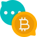 Free Bitcoin Chat Chat Message Icon