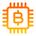 Free Bitcoin Chip Chip Bitcoin Icon