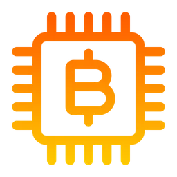 Free Bitcoin Chip  Icon