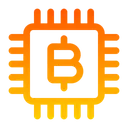Free Bitcoin Chip  Icon