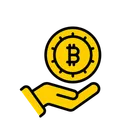 Free Bitcoin Coin Business Money Icon