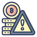 Free Bitcoin Coin Risk Balance Icon