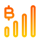 Free Bitcoin Diagram  Icon