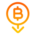 Free Bitcoin Drop Drop Bitcoin Icon