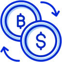 Free Bitcoin Exchange Bitcoin Coins アイコン