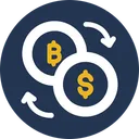 Free Bitcoin Exchange Bitcoin Coins Icon