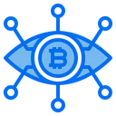 Free Eye Technology Bitcoin Icon