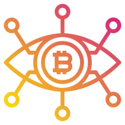 Free Bitcoin Eye  Icon