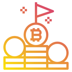 Free Bitcoin Flag  Icon