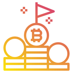 Free Bitcoin-Flagge  Icon