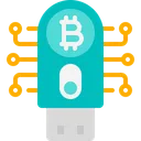 Free Bitcoin Flashdisk  Icon