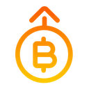 Free Bitcoin Growth Growth Bitcoin Icon