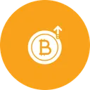 Free Bitcoin Price Hike Icon