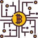 Free Bitcoin Electronics Market Icon