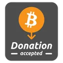 Free Spende Akzeptiert Spenden Icon