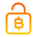 Free Bitcoin Lock Lock Bitcoin Icon