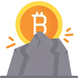 Free Bitcoin mining  Icon