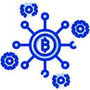 Free Bitcoin Network Bitcoin Node Blockchain Icon