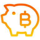 Free Bitcoin Piggy Bank Piggy Bank Bitcoin Icon