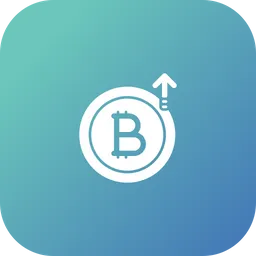 Free Bitcoin price hike  Icon
