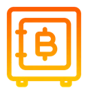 Free Bitcoin Safe Safe Bitcoin Icon