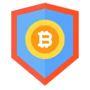 Free Schild Schutzen Bitcoin Symbol