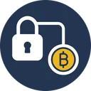 Free Bitcoin Security Bitcoin Transaction Network Blockchain Security Icon