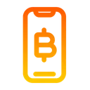 Free Bitcoin Smartphone Smartphone Bitcoin Icon
