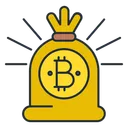 Free Bitcoin-Tasche  Symbol