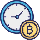 Free Bitcoin Time Value Value Of Bitcoin Value Of Time Icon