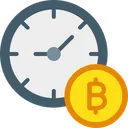 Free Bitcoin Time Value Value Of Bitcoin Value Of Time Icon