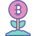 Free Bitcoin-Wachstum  Symbol