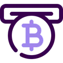 Free Bitcoin Cryptocurrency Digital Currency Icône