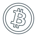 Free Bitcoin Btc Moeda Ícone