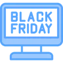 Free Black Friday Ecommerce Online Shopping Icon