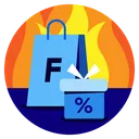 Free Black Friday Discount Price Icon