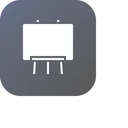 Free Black Board Study Icon