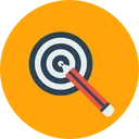 Free Bleistift Dart Brett Symbol