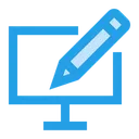 Free Bleistift Schreiben Lcd Symbol